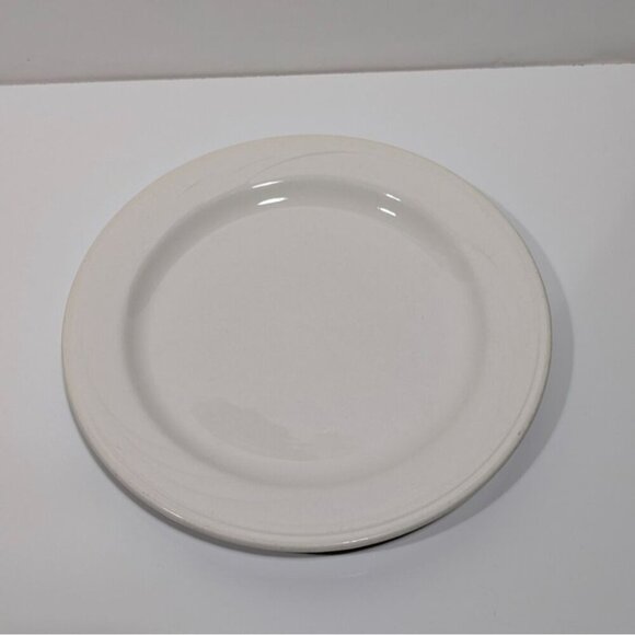 Syracuse China Cascade 9.75" White Ceramic Dinner Plate - Picture 1 of 10